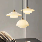 Hanna Art Deco Glass Pendant Light