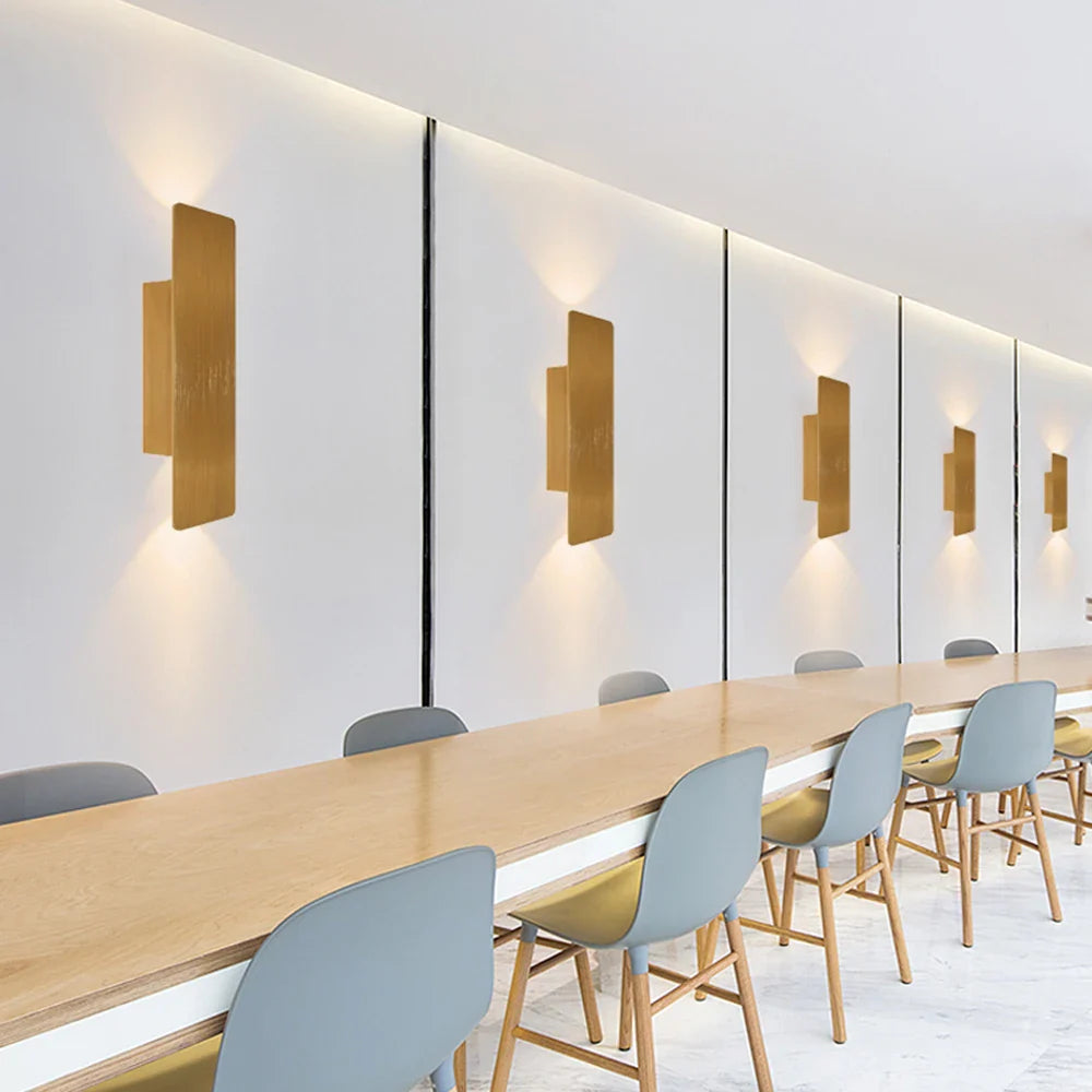 Modern LED Wall Sconce in Various Colors – Up/Down Light