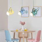 Modern Adjustable Pendant Lamp – Colorful Designer Ceiling Light