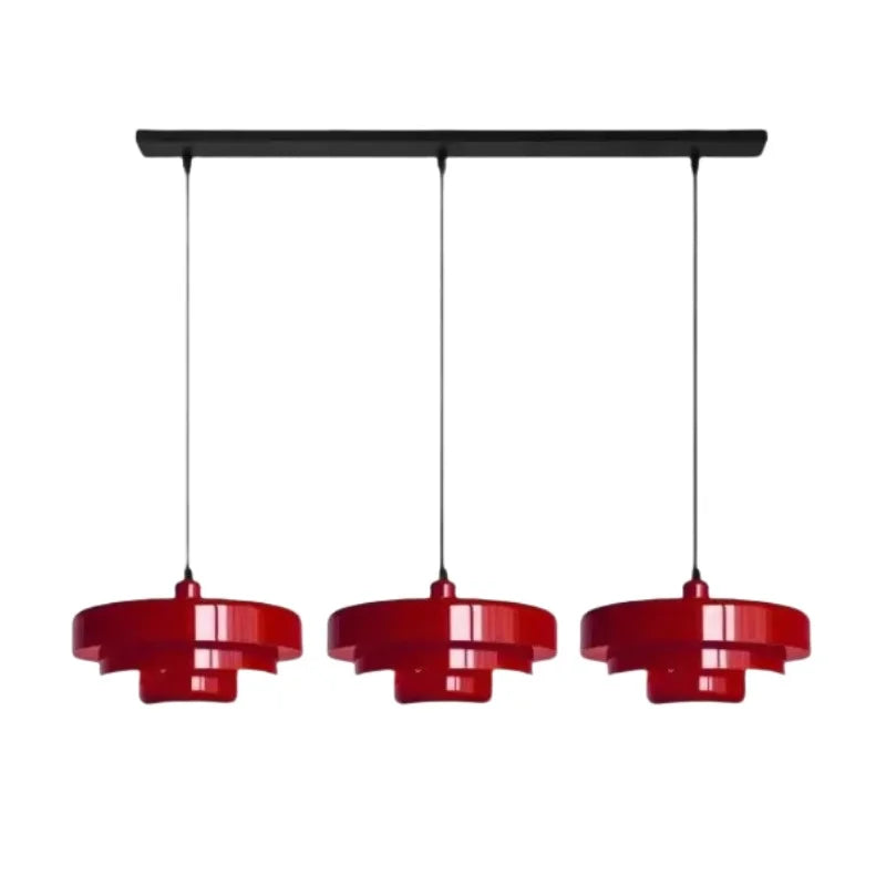 Hind Triple Layer Disc Macaron Pendant Light
