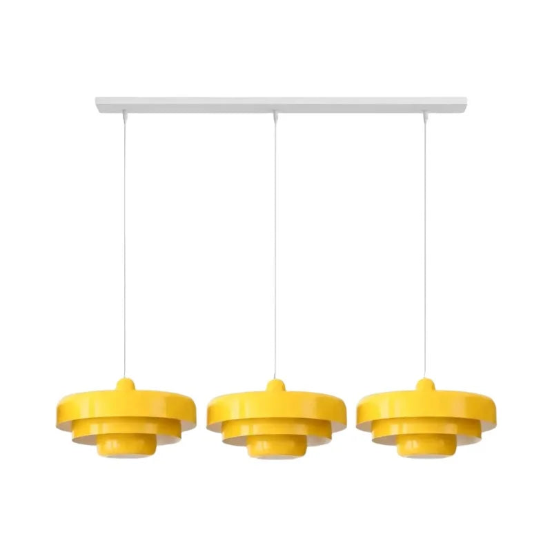 Hind Triple Layer Disc Macaron Pendant Light