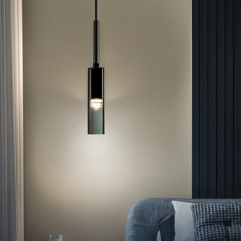 Minimalist Wall Light with Smoke Glass – Orvane