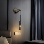 Minimalist Wall Light with Smoke Glass – Orvane