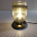 Oriantha - Nordic Table Lamp with Ribbed Glass