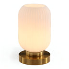 Oriantha - Nordic Table Lamp with Ribbed Glass