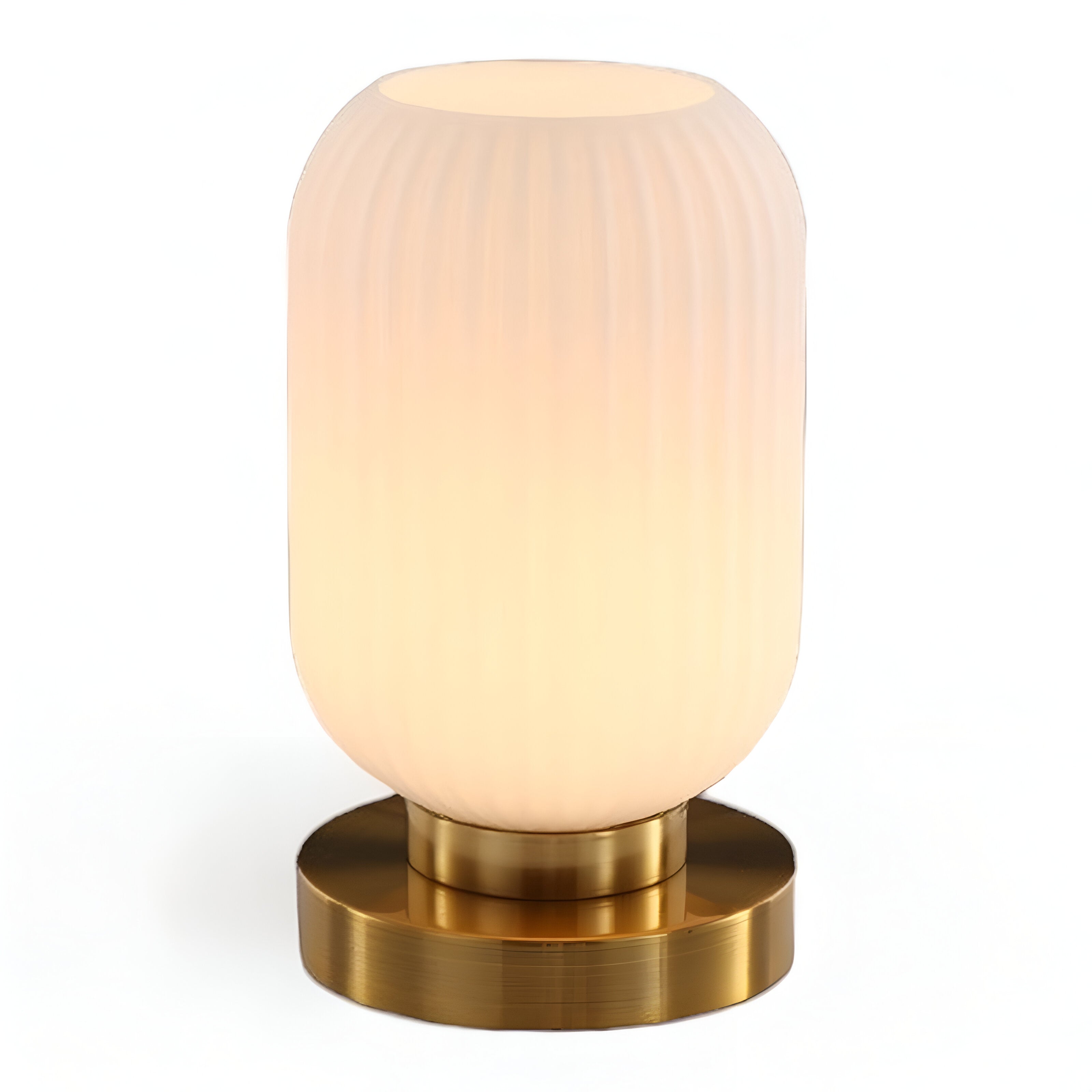 Oriantha - Nordic Table Lamp with Ribbed Glass
