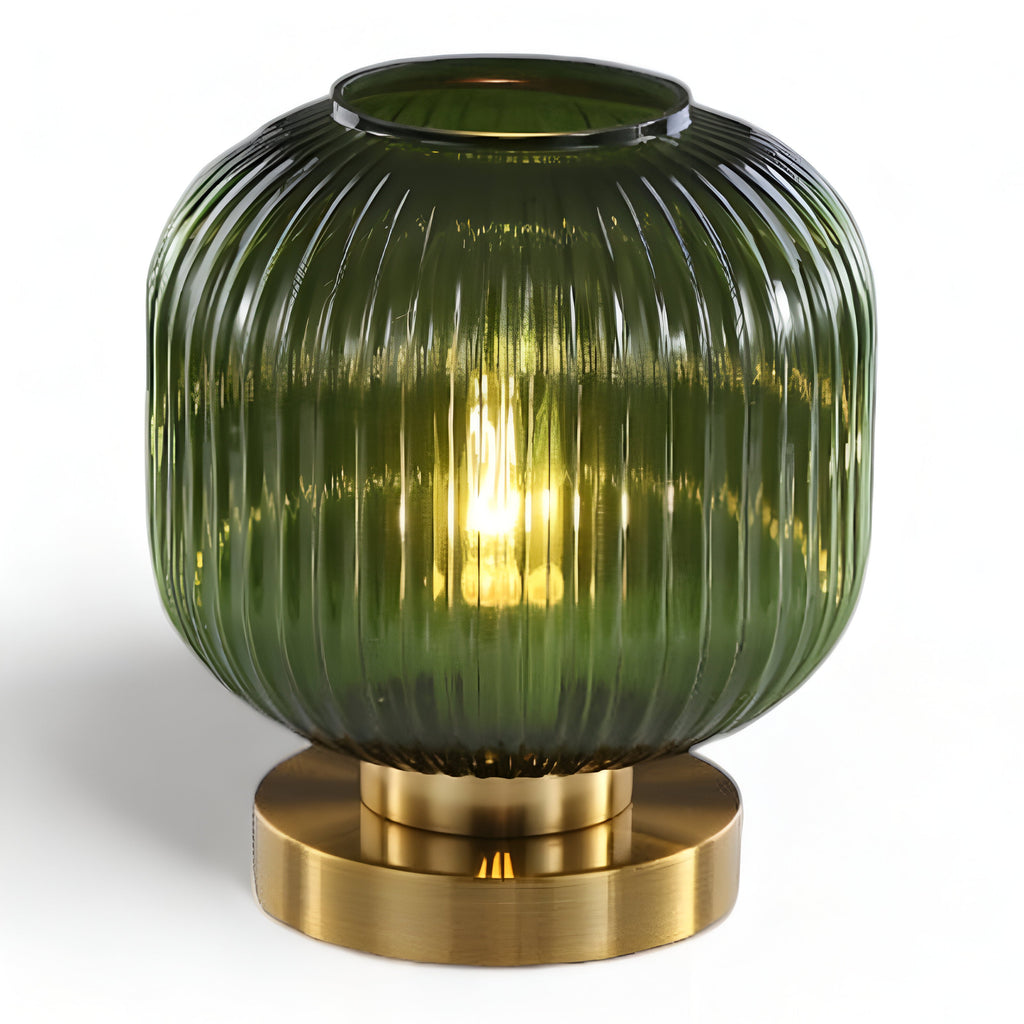 Oriantha - Nordic Table Lamp with Ribbed Glass