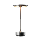 Modern Brass Cone LED Rechargeable Table Lamp 1-Light