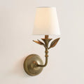 Iselynn Vintage Flower Antique Brass Wall Light