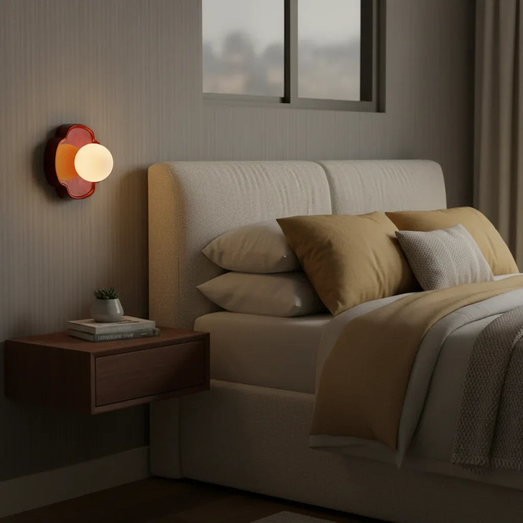 Elowen Modern Resin Orb Wall Lamp