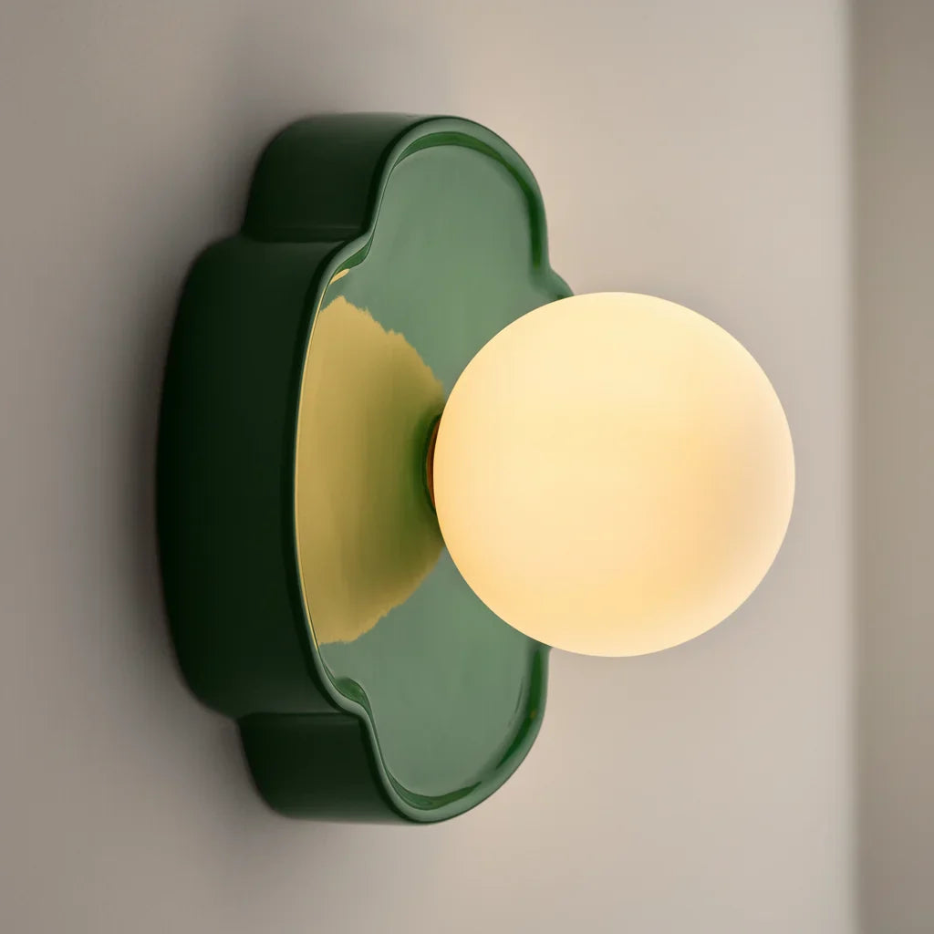 Elowen Modern Resin Orb Wall Lamp