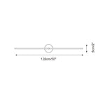 Modern Style Double Stem Linear Minimalist Wall Light