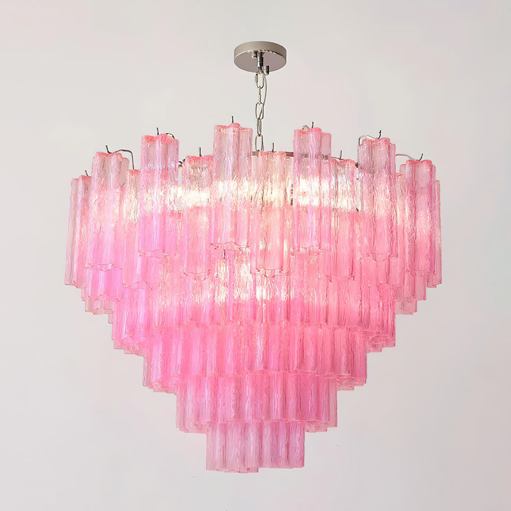 Crystal Chandelier Glass Cascades in Levels
