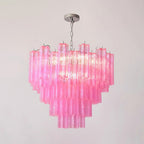 Crystal Chandelier Glass Cascades in Levels