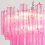 Crystal Chandelier Glass Cascades in Levels