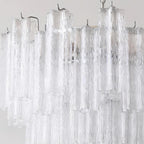 Crystal Chandelier Glass Cascades in Levels