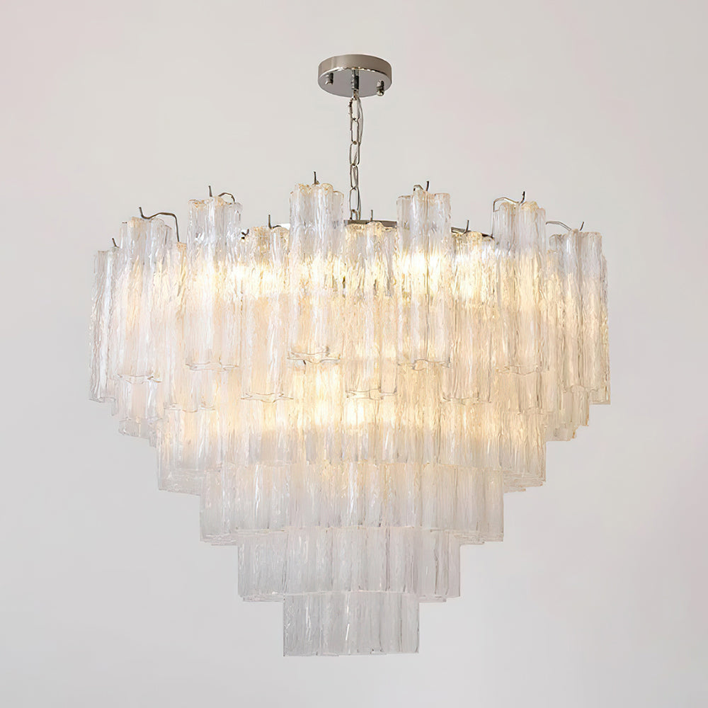Crystal Chandelier Glass Cascades in Levels