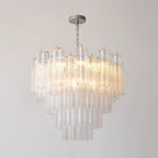 Crystal Chandelier Glass Cascades in Levels