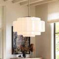 Heatra Tiered Opal Glass Pendant Light