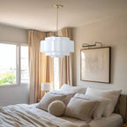 Heatra Tiered Opal Glass Pendant Light