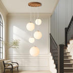 Nordic Moonlamp Staircase Chandelier