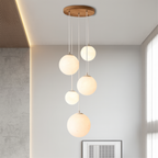 Nordic Moonlamp Staircase Chandelier