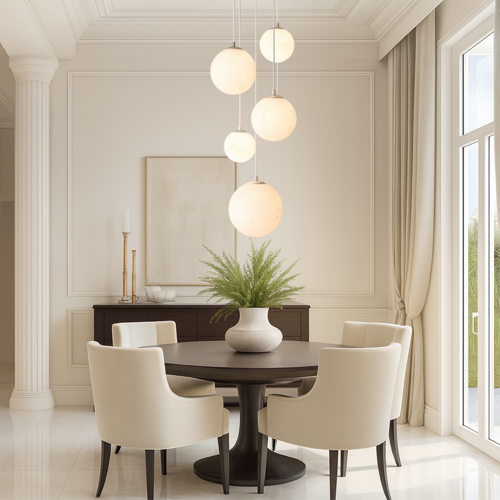 Nordic Moonlamp Staircase Chandelier