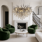 Raindrop Black Chandelier