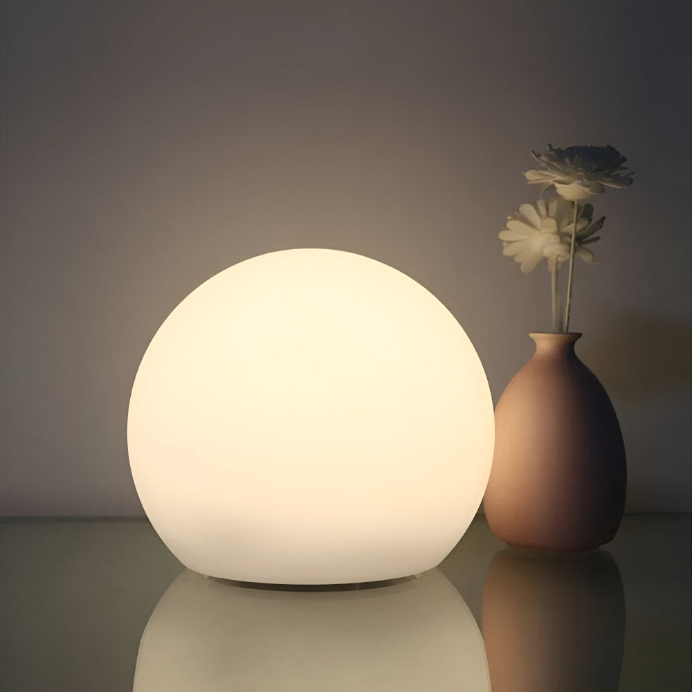 Thessara - LED Table Lamp with Dynamic Color Change in Sphere Shape
