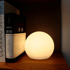 Thessara - LED Table Lamp with Dynamic Color Change in Sphere Shape