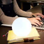 Thessara - LED Table Lamp with Dynamic Color Change in Sphere Shape