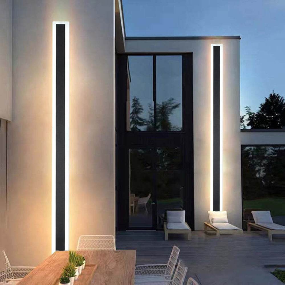 Vynn Modern Outdoor Waterproof LED Wall Sconce Black/White