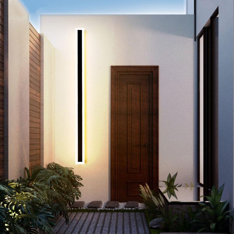 Fiala Modern LED Outdoor Wall Sconce Black