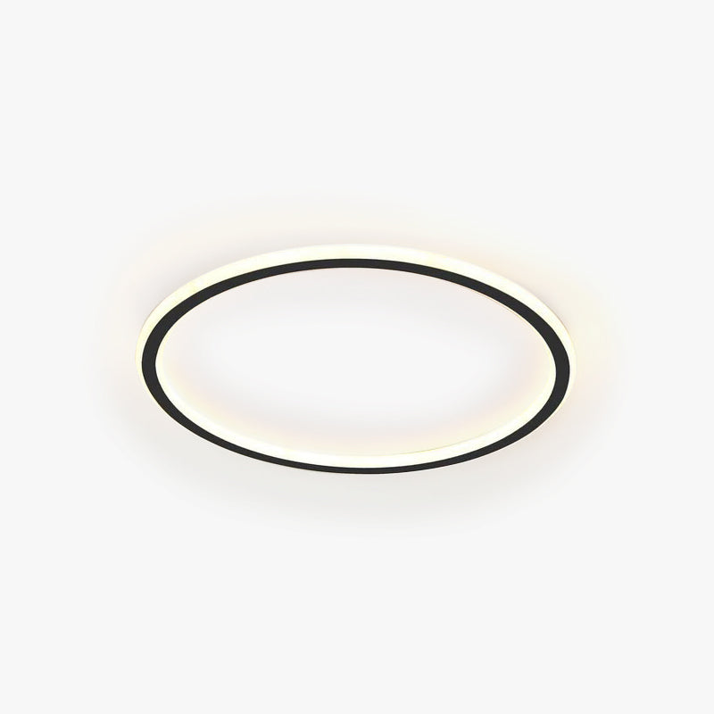 Arisha Modern Ring LED Ceiling Light Black/White Living Room/Bedroom