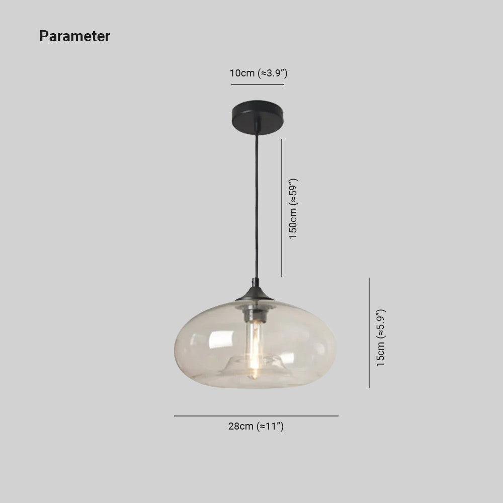 Lurea Modern Nordic Glass Pendant Lamps for Bedroom