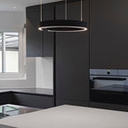 Urel Pendant Light Black/Gold Rose Living Room/Bedroom