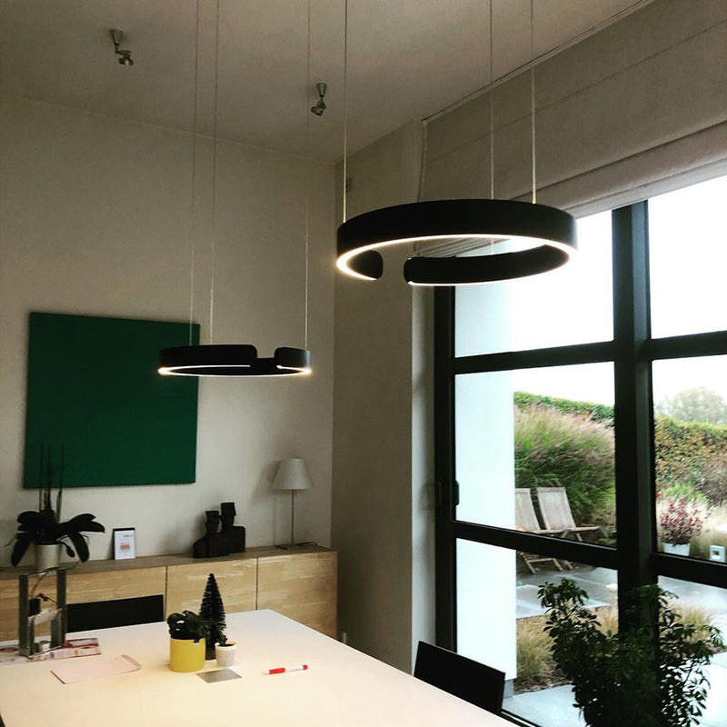 Urel Pendant Light Black/Gold Rose Living Room/Bedroom