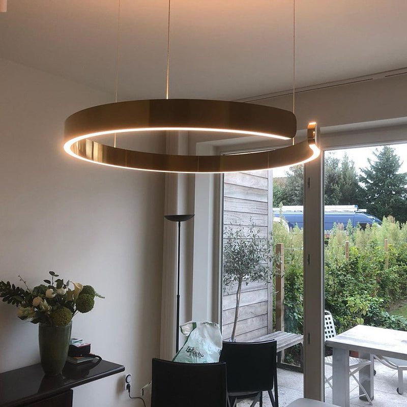 Urel Pendant Light Black/Gold Rose Living Room/Bedroom