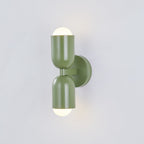 Kira Scandinavian Cylinder Wall Sconce Colored Metal Living Room