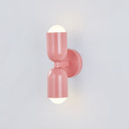 Kira Scandinavian Cylinder Wall Sconce Colored Metal Living Room