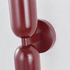 Kira Scandinavian Cylinder Wall Sconce Colored Metal Living Room