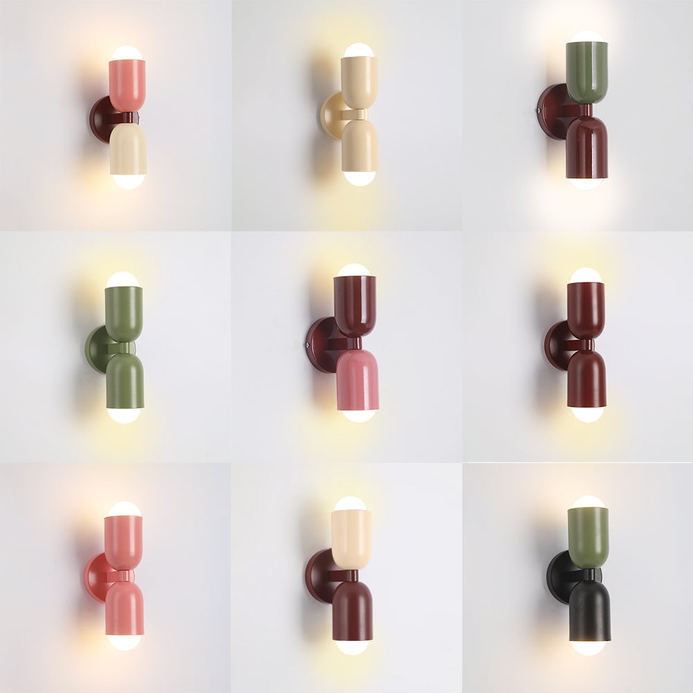 Kira Two-Headed Two-Tone Wall Sconce