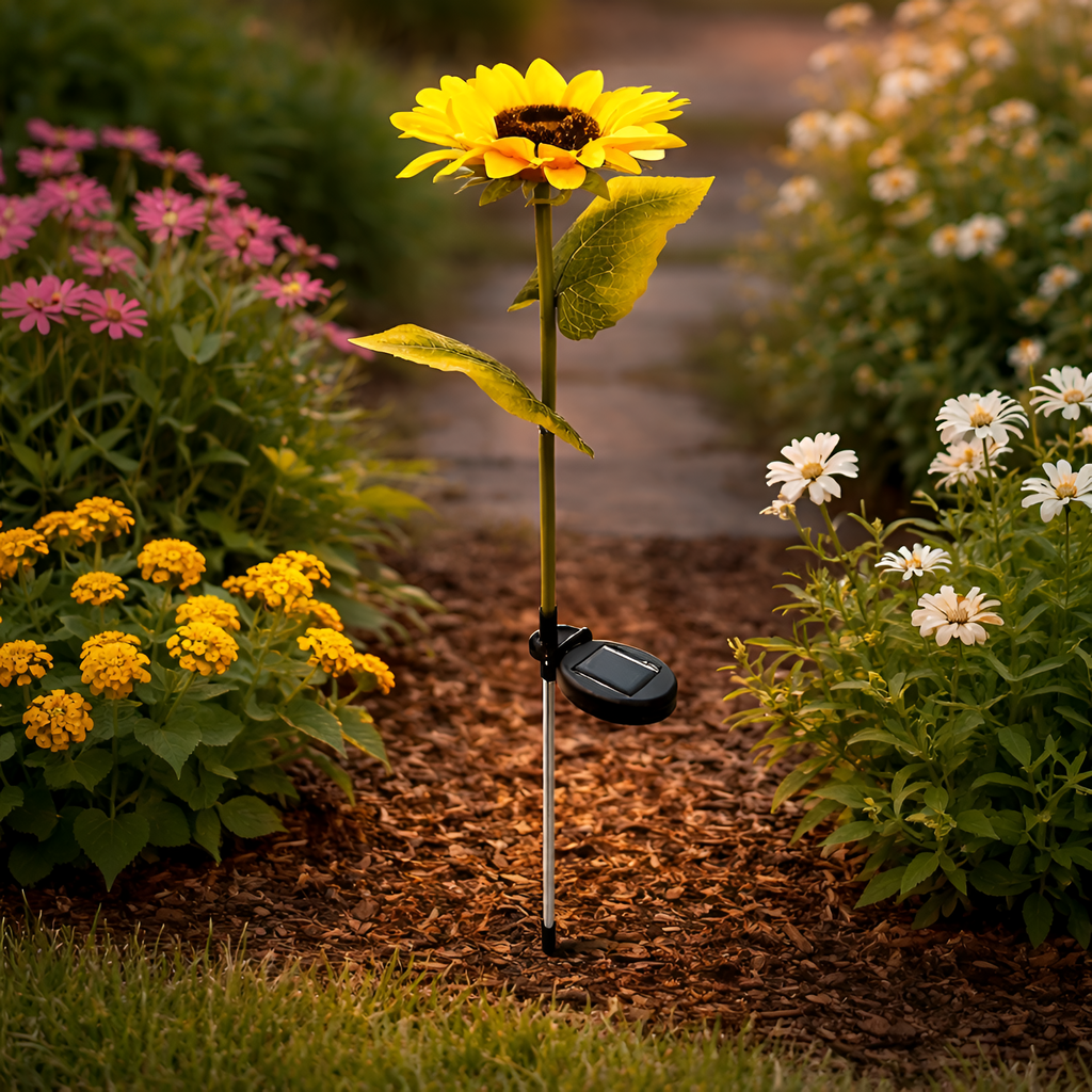 Daryx - LED Solar Sunflower Garden Lights