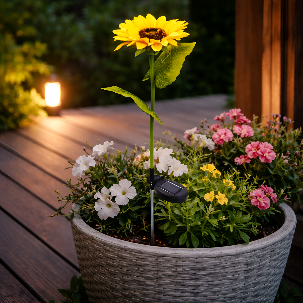 Daryx - LED Solar Sunflower Garden Lights