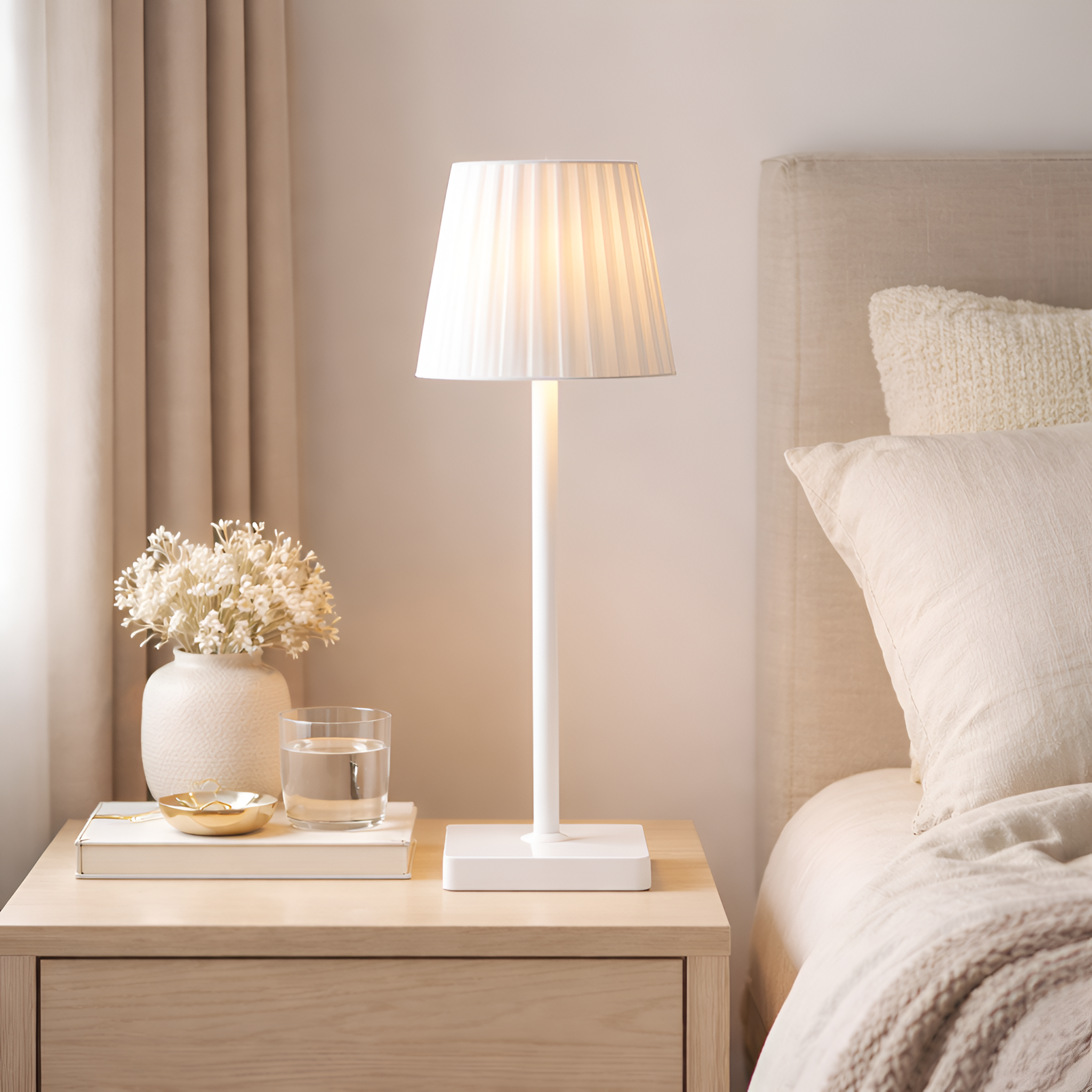 John - Cordless LED Touch Table Lamp