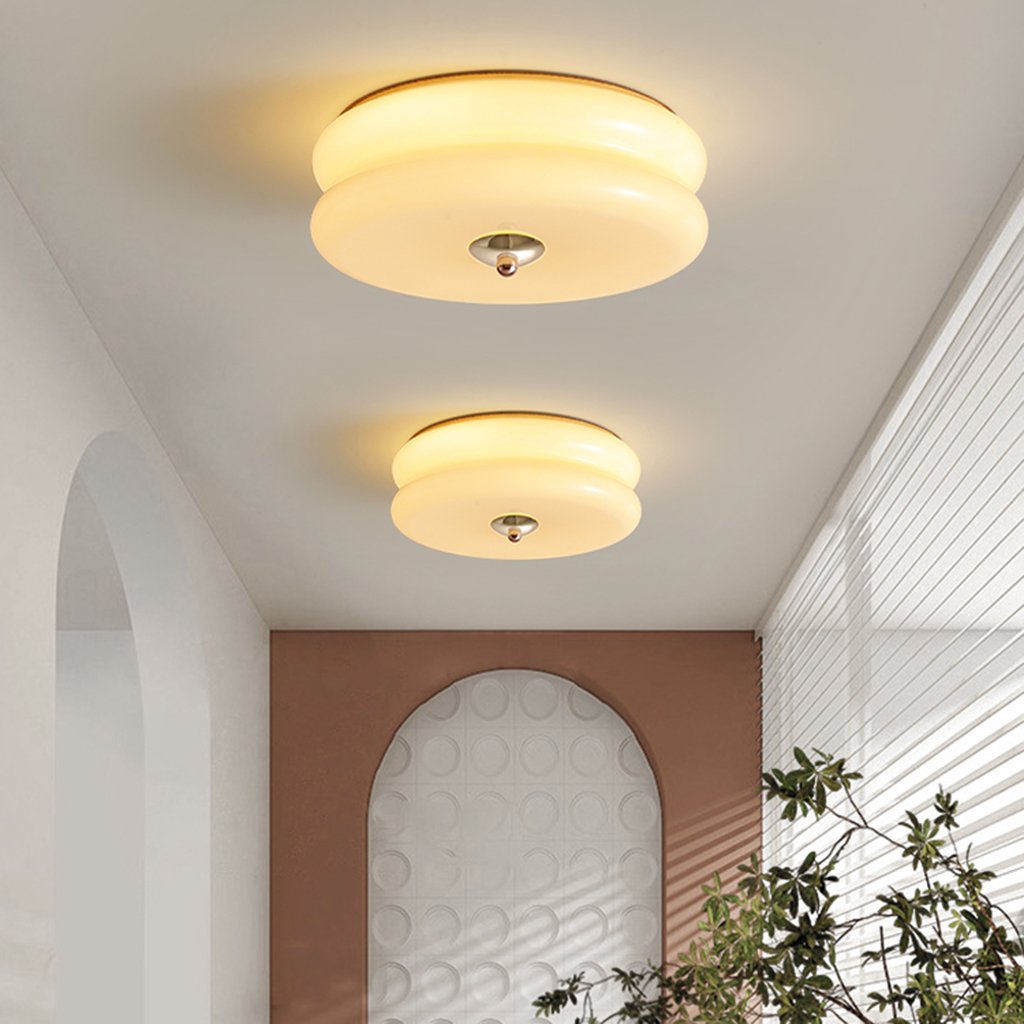 Lea Art Deco Round Ceiling Lamp