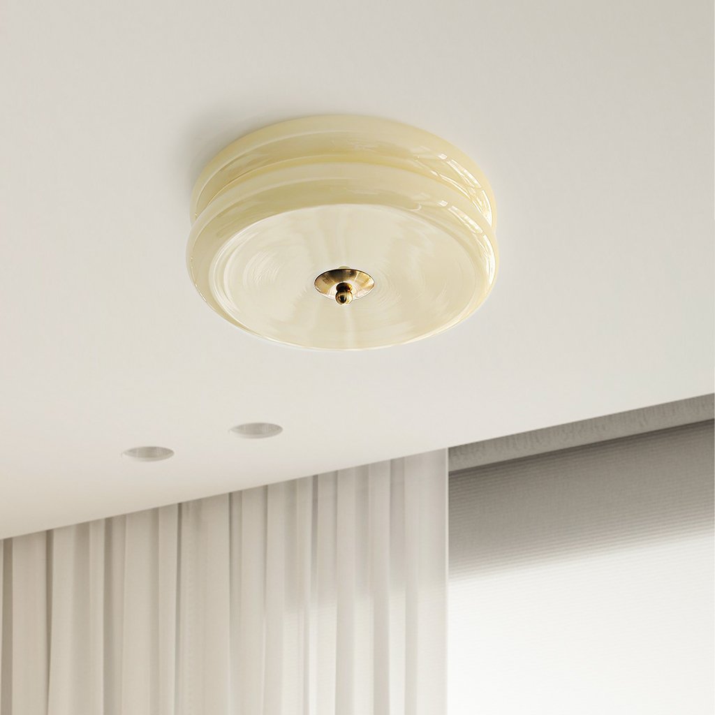 Lea Art Deco Round Ceiling Lamp