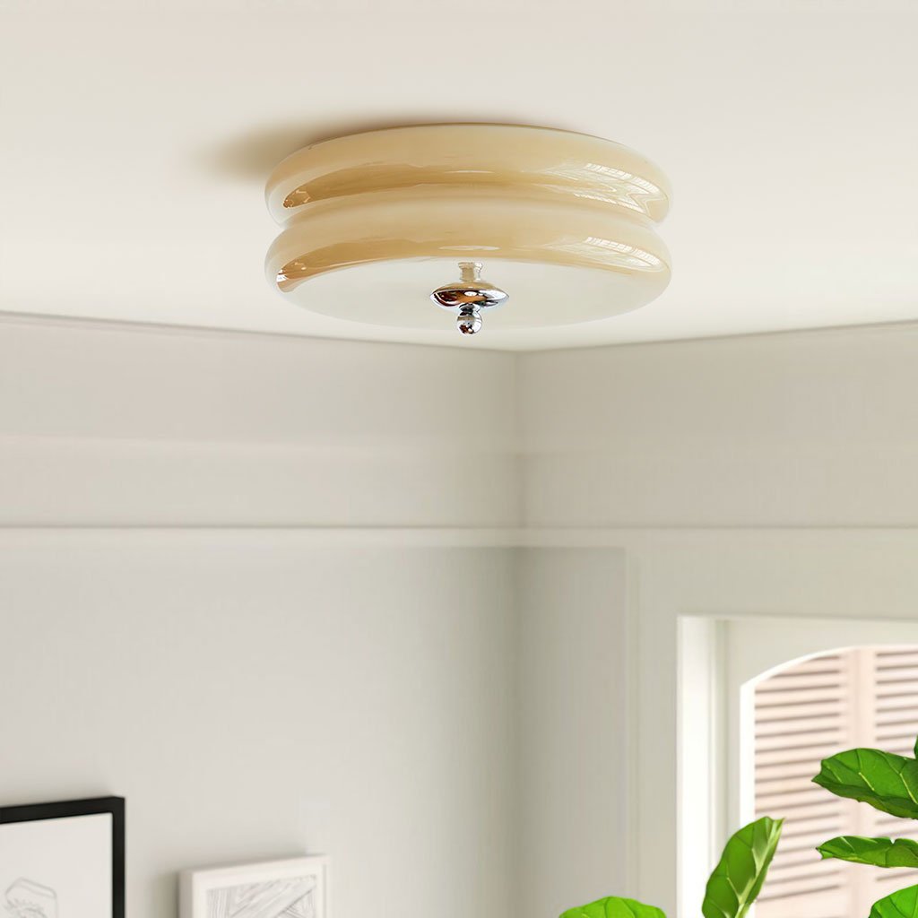 Lea Art Deco Round Ceiling Lamp