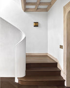 Modern Curved Brass LED Wall Sconce 1-Light
