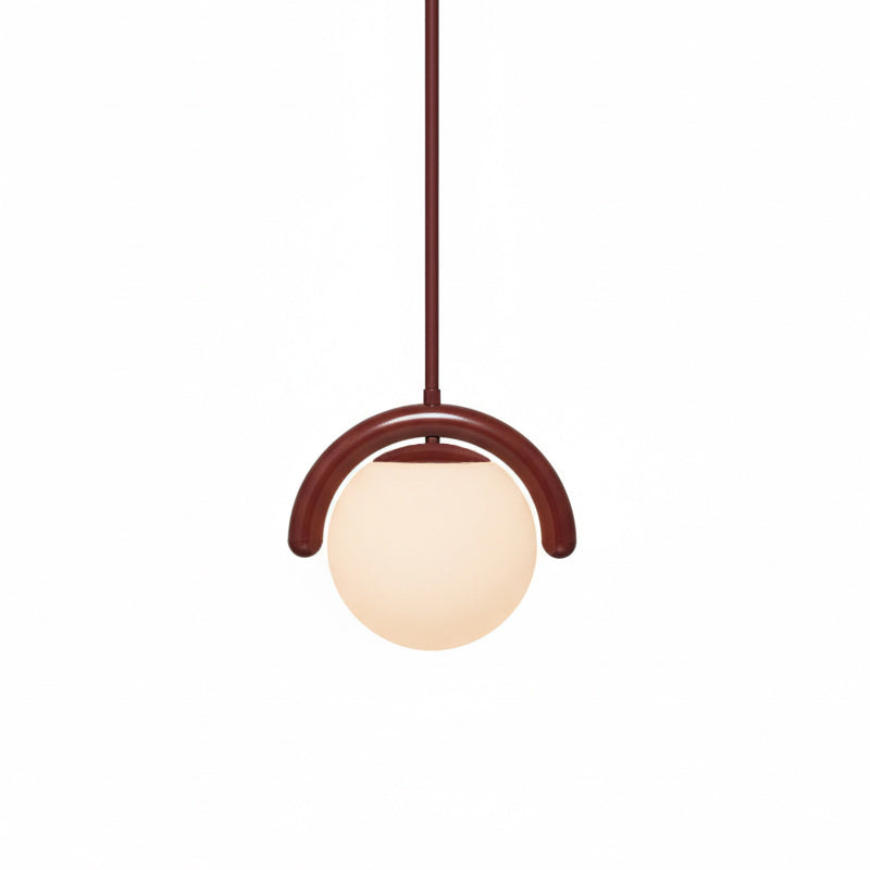 Uveta Linear Chandelier Red & Silver